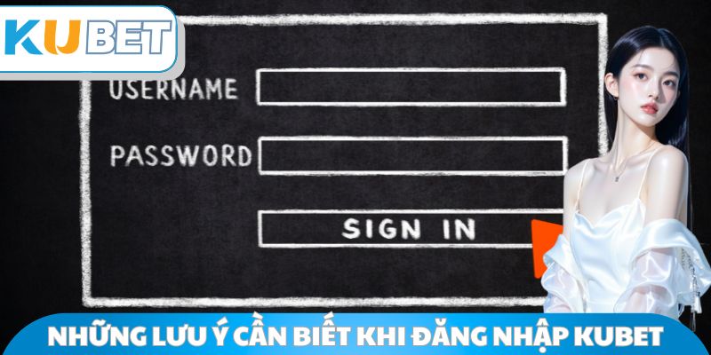 Những lưu ý cần biết khi đăng nhập Kubet